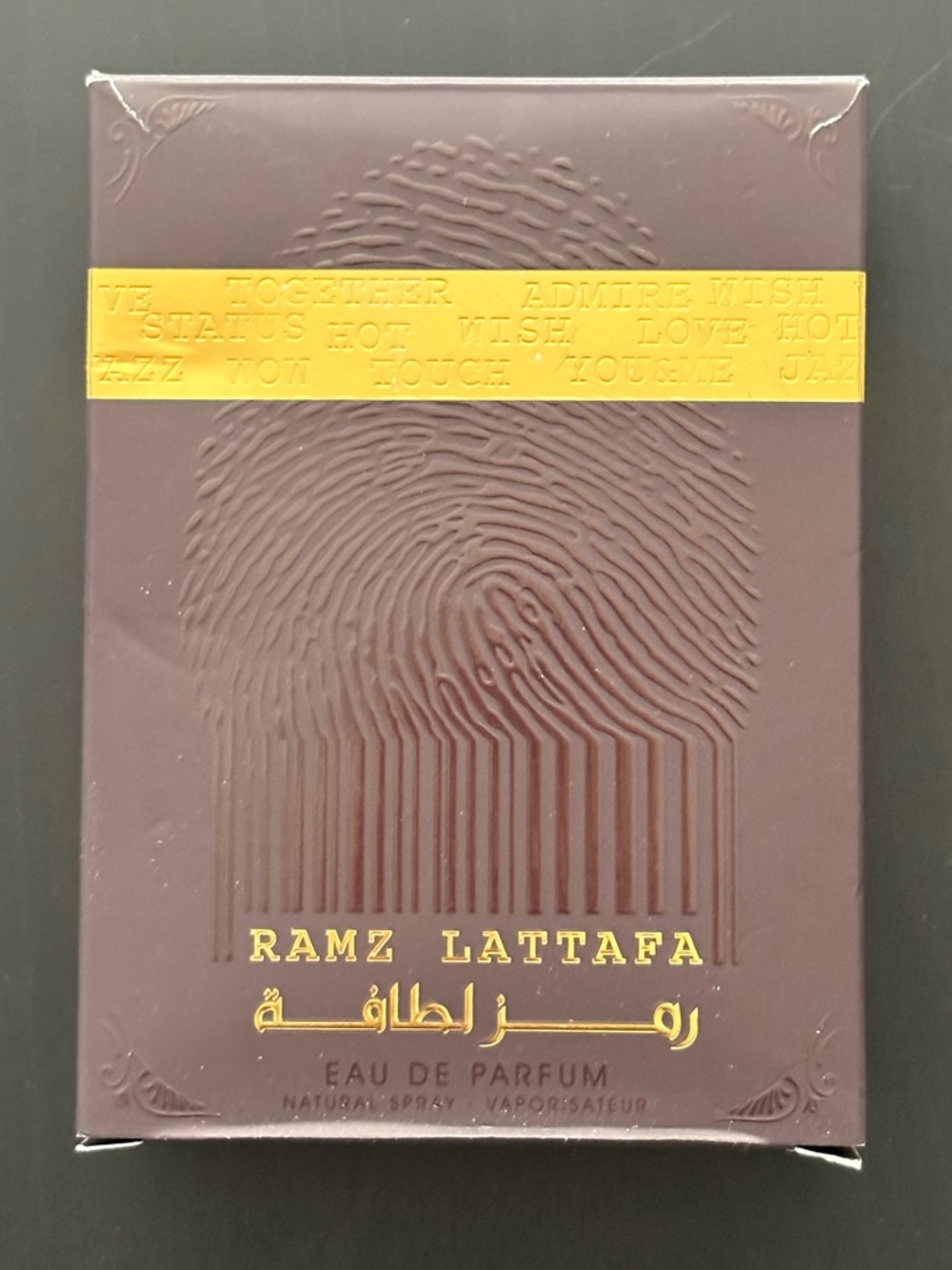 Ramz Lattafa Men Eau de Parfum - Brown/Gold